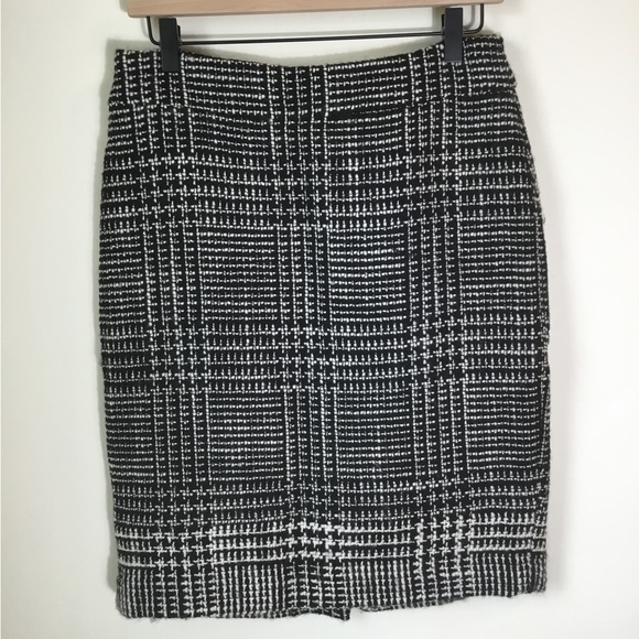 Brooks Brothers Wool Blend Woven Pencil Skirt - Picture 6 of 7
